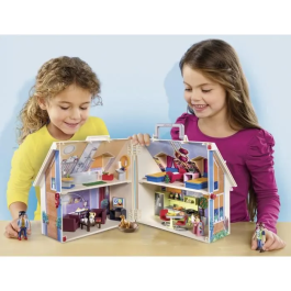 Playmobil Casa de Muñecas Maletín 70985 Plegable con Figuras y Accesorios para +4 Años