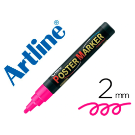 Artline EPP-4-ROS Rotulador Poster Marker Punta Redonda 2 mm Color Rosa Fluor Precio: 2.6899994. SKU: B19MTXHXTR