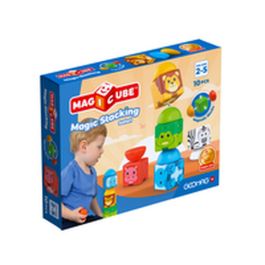 Geomag GEO0871772003052 Bloques Magnéticos Safari - 10 Piezas - Plástico Reciclado - Educativo - A partir de 12 Meses