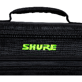 SBG Funda de Transporte Acolchada de Nylon 600D para 4 Micrófonos con Correa y Bolsillo Exterior - 33x21x15.25cm