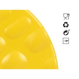 Leknes Acumulador Frío Piña 13x20x1.5 cm 200 ml Amarillo (24 Unidades)