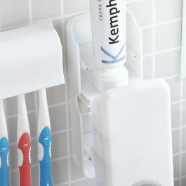 Dispensador de Pasta Dental con Soporte para Cepillos Diseeth InnovaGoods Dispensador de Pasta Dental con Soporte para Cepillos Diseeth InnovaGoods