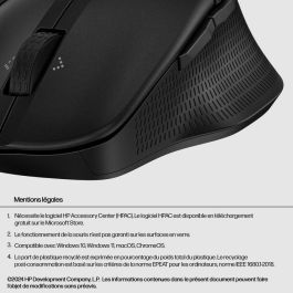 HP 685 Comfort Dual-Mode Mouse con Botones Programables, Rueda 4D y Conectividad Múltiple