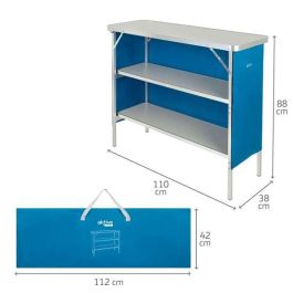 Estanteria camping plegable110x38x88cm Estanteria camping plegable110x38x88cm