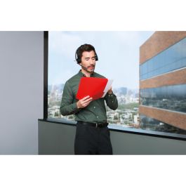 Logitech H820e Auriculares Inalámbricos Mono para Oficina/Centro de Llamadas Diadema con Micrófono Negro