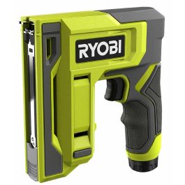 Ryobi AAAOA89485 Grapadora 4V Grapas 6-14mm Clavos 18G hasta 15mm con 1100 Grapas T50 y 250 Clavos 18G