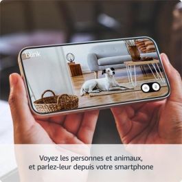 Blink BLI0840268906474 Kit de Sistema de Seguridad para Hogar Mini, Incluye 2 Cámaras de Vigilancia, Color Blanco, Versión UE