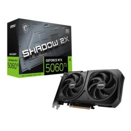 MSI Tarjeta Gráfica RTX 5060 TI 8G SHADOW 2X OC PLUS (BULK) GDDR7 80GB NV RTX5060TI 912-V536-111