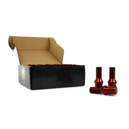 Omp OMPS09951406 Juego 20 Tornillos Rueda Acero DIN 10.9 M14x1.25 Largo 27mm Llave 17-19 Rojo + Llave