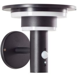 Brilliant BRI4004353437731 Aplique de Exterior Garvina LED Solar, Detector Movimiento, Acero Inoxidable, 4W, Negro Brilliant BRI4004353437731 Aplique de Exterior Garvina LED Solar, Detector Movimiento, Acero Inoxidable, 4W, Negro