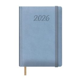 Agenda Anual (2026) Dohe Samba Cosida Tapa Extra Polipiel Con Goma 150X210 D/P Azul Claro Precio: 16.99924886. SKU: B147B3VH3Q