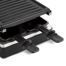 WEASY LUGA40 - Raclette y parrilla para 4 personas - 600W - Revestimiento antiadherente - 19,7x19,7cm - Placa extraíble WEASY LUGA40 - Raclette y parrilla para 4 personas - 600W - Revestimiento antiadherente - 19,7x19,7cm - Placa extraíble
