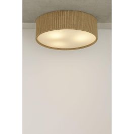 DKD Home Decor Lámpara Techo Plafón Urban Marrón, de Cuerda, 62x62x15 cm, Bombilla E27 Máx. 50W Precio: 54.88999956. SKU: B15D69MYZ4