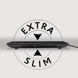 Placa de Inducción BRANDT - 2 fuegos - 10 niveles de potencia - 3400 W