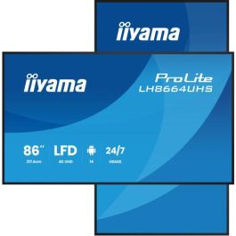 Iiyama LH8664UHS-B3AG Pantalla de Señalización Digital 85.6" 4K Ultra HD 450 cd/m² Android 24/7 Precio: 1826.88999966. SKU: B14CHX4ZMH