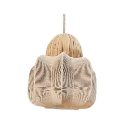 DKD Home Decor Lámpara de Techo Urban de Seagrass y Algodón en Colores Crudo y Marrón Claro, para 1 Bombilla E27, 31x30x31 cm Precio: 40.59000055. SKU: B1F359ARNJ
