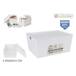 Confortime Caja Organizadora Multiuso con Tapa 35 x 26 x 16 cm (6 Unidades) Precio: 31.78999967. SKU: B1DKPHSQQ8