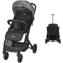 Nania Silla de Paseo Combinada 2 en 1 Rimini MYLA Silla de Auto con Base Isofix 4 Ruedas Negro NAN3760425910144