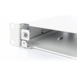 Digitus LWL Spleißbox 1HE Caja de empalmes de fibra óptica, extensible, cierre rápido, Interior, Acero