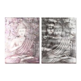Cuadro Oriental DKD Home Decor Dorado Granate 2.7 x 80 x 60 cm (2 Unidades) Precio: 54.79000032. SKU: B1FWMW7CBF