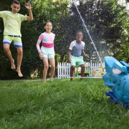 Nerf Super Soaker Hop & Chomp SOA, Pistola de Agua con Mandíbula Articulada y Conexión para Manguera de Jardín, Juguete para Niños a Partir de 3 Años, Referencia HASG21485L0