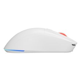 GENESIS Zircon XIII Ratón Gaming Óptico Inalámbrico 26000 DPI, Ambidextro, Switches Intercambiables, hasta 100h Autonomía, Blanco