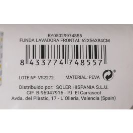 Funda para Lavadora Frontal 62x56x84 cm Confortime (18 Unidades) Funda para Lavadora Frontal 62x56x84 cm Confortime (18 Unidades)