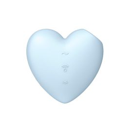 Succionador de Clítoris Satisfyer Cutie Heart Azul Succionador de Clítoris Satisfyer Cutie Heart Azul