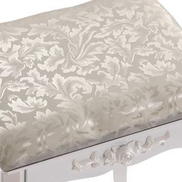 Tocador Blanco Con Taburete Y Luces Led Charm Versa 40X146CM Tocador Blanco Con Taburete Y Luces Led Charm Versa 40X146CM