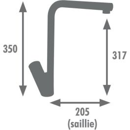 Edouard Rousseau EDO3047404062958 Mezclador de Fregadero Cromo Aireador Invisible PATTY