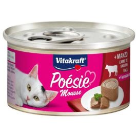 Vitakraft Poésie Mousse Ternera Lata 12x85gr Alimento Húmedo Gatos Premium Sin Azúcar Precio: 16.4681. SKU: B1EZY9SD8F