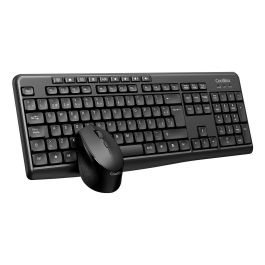 Coolbox Kit Teclado + Ratón Inalámbrico Multimedia Negro COO-KTR-03W - 105 Teclas, Resistente a Salpicaduras, Ratón Óptico 1600DPI Precio: 16.78999993. SKU: B1CDF8Q4EM