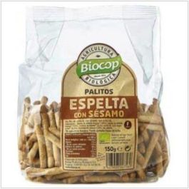 BIOCOP Palitos de Espelta Integrales con Sésamo 150g Bio - Tostados y Crujientes, Alto Contenido de Fibra Precio: 3.79000024. SKU: B1KGQBPJG5