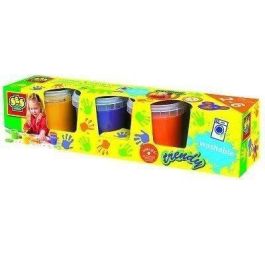 SES CREATIVE Lote de 4 macetas de pintura femenina para dedos - 4 colores - 150ml Precio: 25.69000005. SKU: B18C8RSHY2