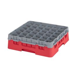CAMBRO - 36S418-163 - Cesta de lavado 36 comp. 1 altura - 7,2 cm Ø máx. - alt. máx. 11,8 cm - 50 x 50 x 14,3 cm - Rojo Precio: 47.49999958. SKU: B1G5MN6WY5