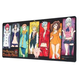 ERIK Alfombrilla Gaming Seven Deadly Sins 80x35cm, Impermeable, Base Antideslizante y Bordes Reforzados