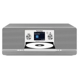TechniSat DigitRadio 372 CD IR - Radio Internet con CD, DAB+, FM, Bluetooth 5.0, WiFi, Pantalla TFT 2.4", Altavoces Estéreo, Plata