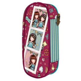 Estuche Escolar Gorjuss Fireworks Granate (10 x 23 x 6 cm)