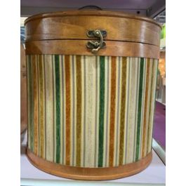 DKD Home Decor Botellero Colonial Marron Multicolor Alamo y PU 35.5 x 71 x 40 cm