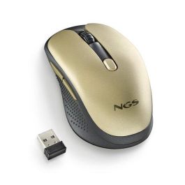 NGS EVORUSTGOLD Ratón Inalámbrico 2.4GHz RF Recargable 50h Teclas Silenciosas Ajustable 1600 DPI 5 Botones Compacto Diestro Dorado Precio: 12.50000059. SKU: S0236700
