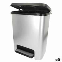 Cubo de basura Curver Gris Plástico 25 L (5 Unidades) Precio: 117.49999998. SKU: B19V3KFLBV
