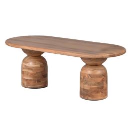 Mesa Centro Moderno DKD Home Decor Marron Natural 75 x 45 x 135 cm Precio: 479.69000057. SKU: B1JZ4ED4DZ