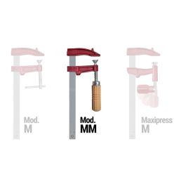 Piher Sargento Aprieto M-15cm Madera Ref. 02015 - Mango Madera Haya, Llanta Acero, Fuerza Máxima 4000N