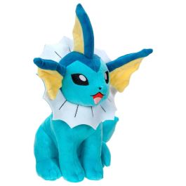 JAZWARES Peluche Vaporeon Pokemon de 20cm