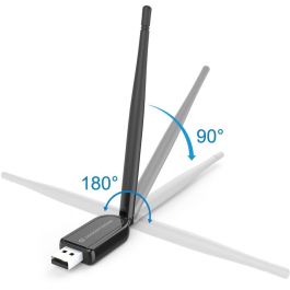 Conceptronic ABBY07B Adaptador Bluetooth 5.1 NanoUSB Inalámbrico USB 100m Negro