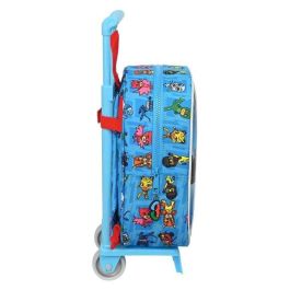 Mochila Escolar con Ruedas PJ Masks Azul 22 x 27 x 10 cm Mochila Escolar con Ruedas PJ Masks Azul 22 x 27 x 10 cm