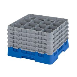 CAMBRO - 16S1058-168 - Cesta de lavado 16 comp. 5 alturas - 10,9 cm Ø máx. - alt. máx. 28,2 cm - 50 x 50 x 30,8 cm - Azul Precio: 104.79000026. SKU: B1CQWX3NFN