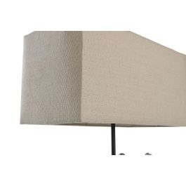 DKD Home Decor Lámpara Sobremesa Moderno Plateado Beige 21.5 x 43 x 36 cm