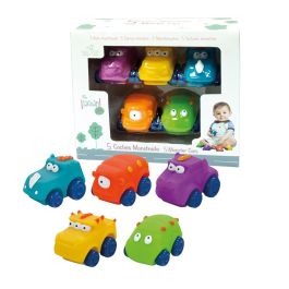 Tachan Set de 5 Coches Mini Monstruos Goma Blandita Rueda Libre +12 Meses Precio: 11.88999966. SKU: B1283Q6EDH