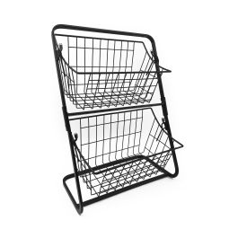 Confortim Frutero Metal Doble 28 x 18 x 39 cm